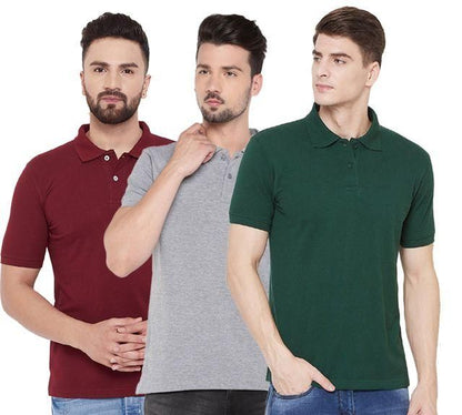 Men's Matty Polo T-Shirts Pack Of 3